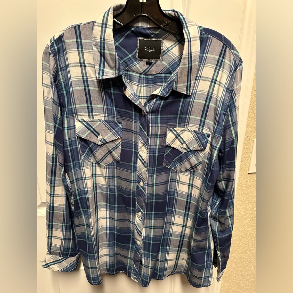 Rails button down shirt